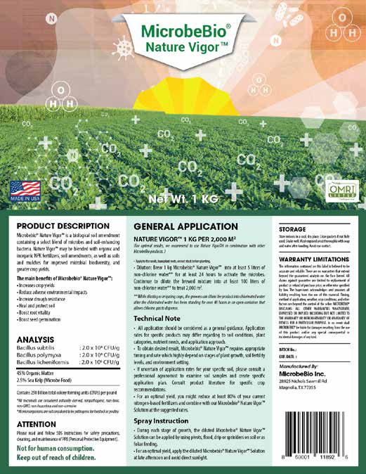 MICROBEBIO - BROCHURE - PEST PREVENT DISEASES - GRAPEFRUIT - 1000M2 nature vigor