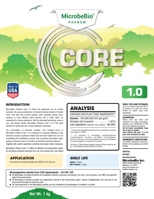 MICROBEBIO PHENOM Core 1.0