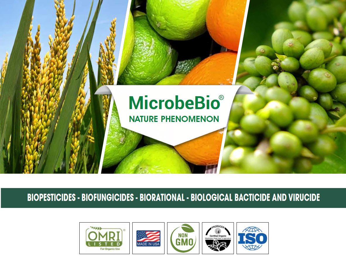 BIOPESTICIDES - BIOFUNGICIDES - BIORATIONAL - BIOLOGICAL BACTICIDE AND VIRUCIDE