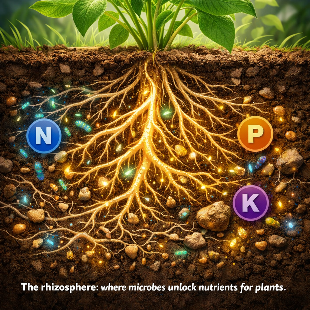How Microbes Improve Soil Chemistry